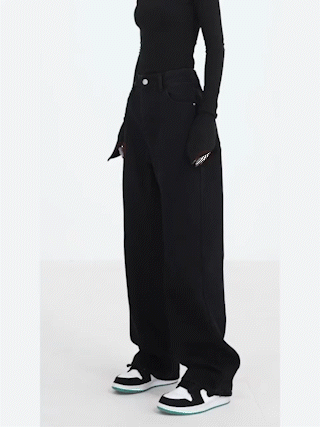 Ella  | Pantalón vaquero holgado
